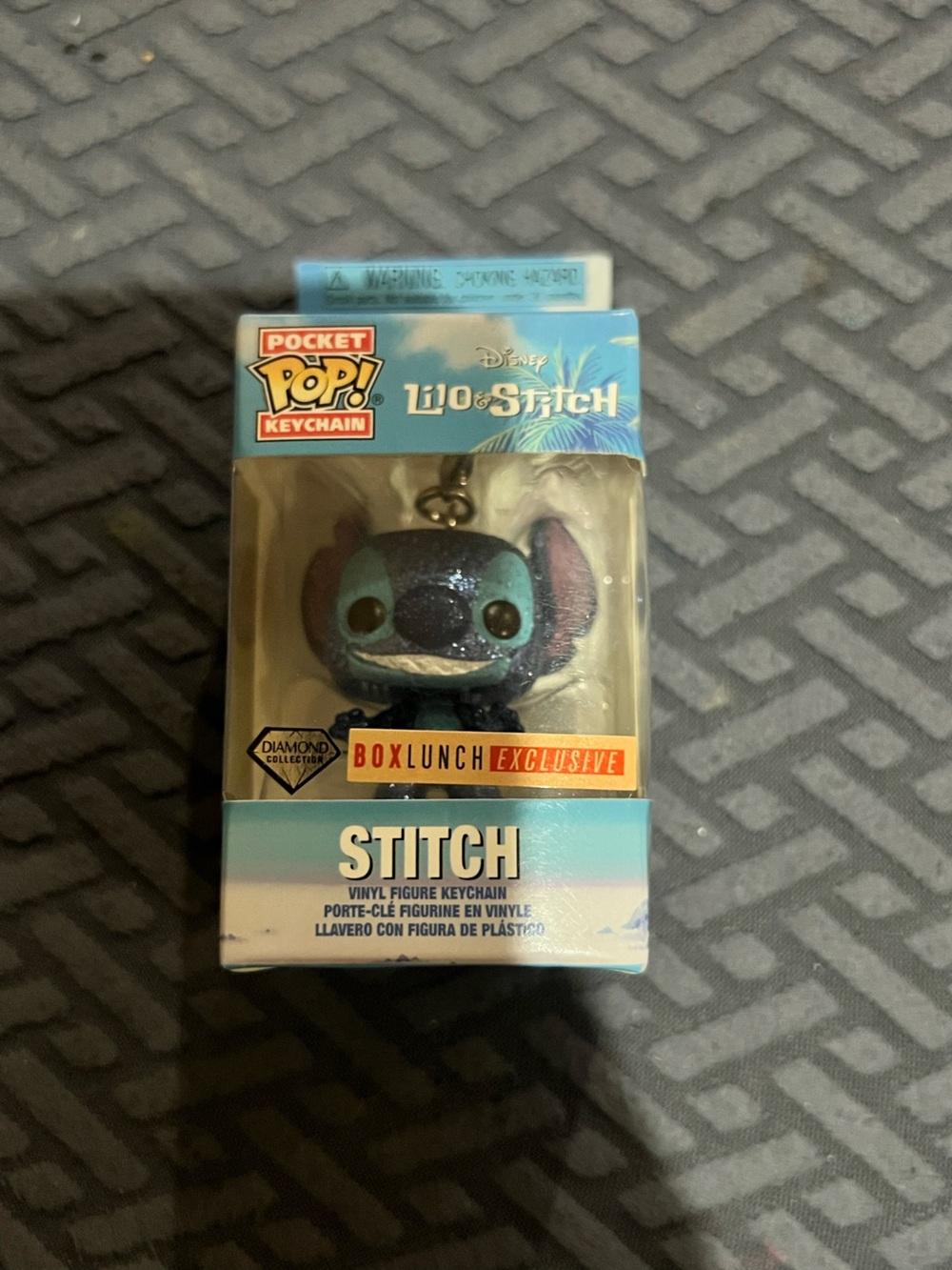 Pocket Pop Stitch Keychain, Diamond Collection